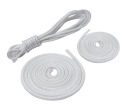 BIELE POLYPROPYLÉNOVÉ LANO Silné pletené lano 6mm 10M