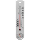 Univerzálny strieborný teplomer s vlhkomerom, rozsah -30°C +50°C Meteostanica