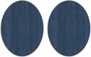 Nášivky na nohavice JEANS 13 x 10 cm MEDIUM JEANS