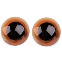 VEĽKÉ HNEDÉ OČI MASKOTA 45 mm