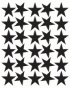 STARS samolepky Hviezdy 5cm 30ks _COLORS