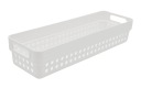ORGANIZER nádoba na košík KOŠÍK 5x7,5x23 plast BIELA ​​750ml