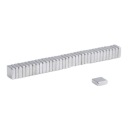 Neodymový tanierový magnet MPŁ 3x3x1 N38, sada 100 kusov