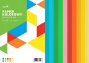 Intenzívny mix farebný papier 80g 10x10 farieb A4
