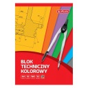 Technická podložka A4, 10 listov, farebný Herlitz