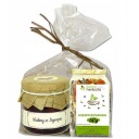 Darčeková sada MALINY V SIRUPE + ČAJ 50g