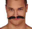 Mexické kučeravé čierne fúzy