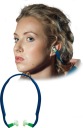 OPÄTOVNE POUŽITEĽNÉ štuple do uší na čelenku OSZ-BANDBLUE SNR=19 dB