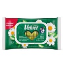 Zamatový vlhčený toaletný papier CHAMOMILE 1 ks
