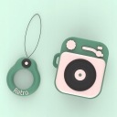 Retro fotoaparát silikónový obal pre Apple AirPods 1/2, obal, kryt, obal