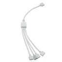 RGBW SPLITTER, rozdeľovač 1/4 LED pásikov, konektor