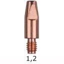 MIG MAG KONCOVKA PRÚDU M6 dĺžka 28mm 1,2mm 1ks
