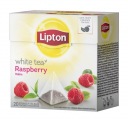 LIPTON PIRAMID biely malinový expresný čaj 20t