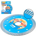 TURBO DIAMANTOVÝ DISK 125 mm 22,23 mm BETÓNOVÁ TEHLA PRE BRÚSKU RICHMANN