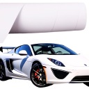 NÁLEPKA NA AUTO WRAP MATT MAT AUTO WHITE