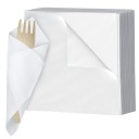 GASTRONOMICKÉ UBROUSKY 500 kusov 15x15 biele EKO