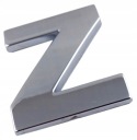 E4H06 ZNAK PÍSMENO CHROMOVÉ PÍSMENO Z z VEĽKÉ 5,6cm