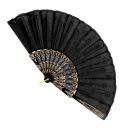 ŠPANIELSKY VENTILÁTOR ČIERNE ŠPANIELSKO FLAMENCO
