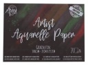 A4 akvarelový blok, 20 listov, 300g, čierny papier