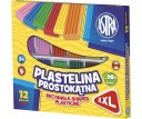 Plastelína obdĺžniková 12 ks XXl Astra
