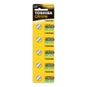 5x TOSHIBA DL CR 1216 3V lítiová batéria JAPONSKÁ
