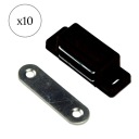 NÁBYTOKOVÝ MAGNETOVÝ MAGNETICKÝ ZÁMEK ČIERNA 10 KS