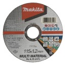 Univerzálny rezací kotúč Makita 115x22,23x1,2mm