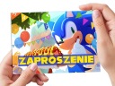 POZVÁNKA SONIC RÝCHLE JEŽKO NA NARODENINY DIEŤAŤA + OBÁLKA ZDARMA