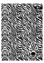 A4 zložka s gumičkou Happy Color Black&White ZEBRA