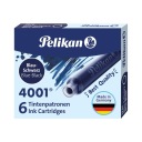 NÁPLNE NÁPLNE PELIKAN ATRAMENT PRE KRÁTKE PERIE TP/6 MODRÁ 6 KS