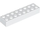 LEGO 3007 BRICK 2x8 biela NOVINKA (5g)