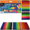 KIDEA NEON SCHOOL PLASTICINE 24 ŽIVÝCH FARIEB