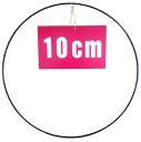 ČIERNY krúžok/ráfik pre lapače snov a makramé 10 cm
