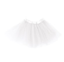 Tylová tutu sukňa dievčenský OUTFIT biela 30 CM karnevalová