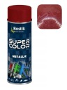 BOSTIK červený Super Color Metalický lak na nechty 400 ml