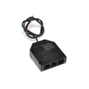 Kábel mini-amp LED DISTRIBUTOR, 3-bodový, čierny