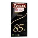 Horká čokoláda 85% kakaa, bez pridaného cukru, 75g