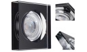 KANLUX Stropné LED halogénové svietidlo MORTA 10W GU10 Black