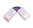 RGB LED 4PIN 10mm L 90 uhlový konektor