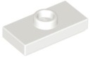 LEGO 1X2 S POTRUBOU BIELOU Č. 15573 - 2 KS