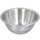 COLANDER COLANDER oceľové kuchynské sitko 24 cm na umývanie ovocia a zeleniny, oceľ