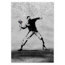 Samolepky A5 PION Banksy Flower Thrower