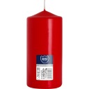 BISPOL Aura 66H valcová sviečka 15CM SW70/150 ČERVENÁ