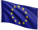 EURÓPSKA VLAJKA EURÓPSKEJ ÚNIE 120x80 CM NA SŤAŽI