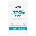 Apteo sterilné gázové obklady 7cm x 7cm 5 kusov