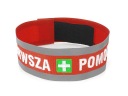 PRVÁ POMOC - reflexná páska s výšivkou