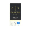 Umývateľné kazety s modrým atramentom (5) Parker