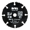 DREL Pílový kotúč na rezanie dreva, kovu, PVC pre PÍLU 76 x 10 mm
