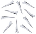 Sponky do vlasov Kovové kadernícke klipy 10 ks 5,5 cm CLIPS CAP