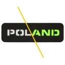 NÁŠAVA FLUOREZENTNÝ ZNAK M-TAC POLAND CORDURA LASEROVÝ REZANÝ 25X80 MM